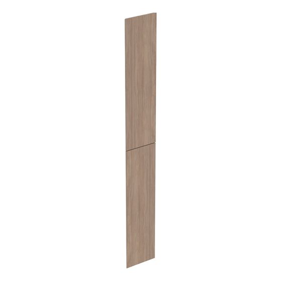 Geberit Set Schubladenfronten für Acanto Hochschrank mit 2 Auszügen, Breite 24cm, Eiche, Melamin Holzstruktur