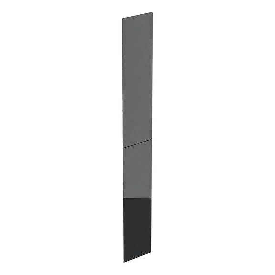 Geberit Acanto Set Schubladenfronten für Hochschrank mit 2 Auszügen, Lava/Glas