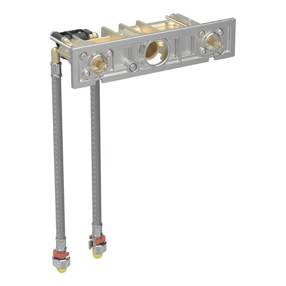 Geberit Ventilblock für Geberit ONE Waschtischarmatur, Wandmontage, für Unterputzfunktionsbox
