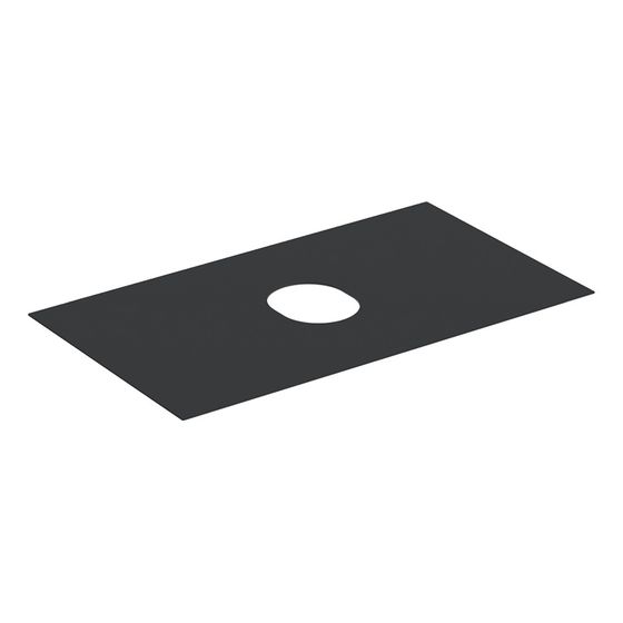 Geberit Abdeckplatte für VariForm Unterschrank für Aufsatzwaschtisch, 1 Schublade, Breite 90cm, Lava Melaminbeschichtet