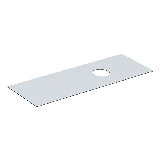 Geberit Abdeckplatte für VariForm Unterschrank für Aufsatzwaschtisch, 2 und 3 Schubladen, 135cm, Weiß Melaminbeschichtet
