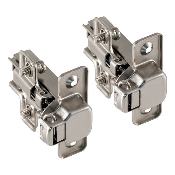 Geberit Set Scharniere mit Dämpfungsmechanismus für Tür, mit Grundplatte