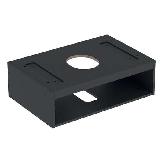 Geberit Korpus für VariForm Unterschrank für Aufsatzwaschtisch, 1 Schublade, Breite 75cm, Lava lackiert matt