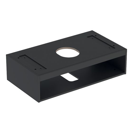 Geberit Korpus für VariForm Unterschrank für Aufsatzwaschtisch, 1 Schublade, Breite 90cm, Lava lackiert matt