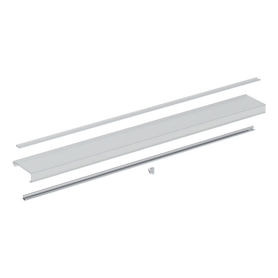 Geberit Set Lichtblenden für Waschtisch-, Nischenbeleuchtung, für Geberit ONE Spiegelschrank, Baujahr 2021, Nennbreite 105cm