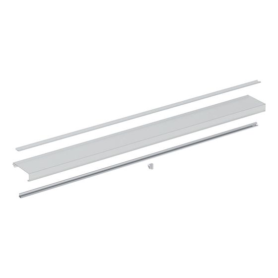 Geberit Set Lichtblenden für Waschtisch-, Nischenbeleuchtung, für Geberit ONE Spiegelschrank, Baujahr 2021, Nennbreite 120cm