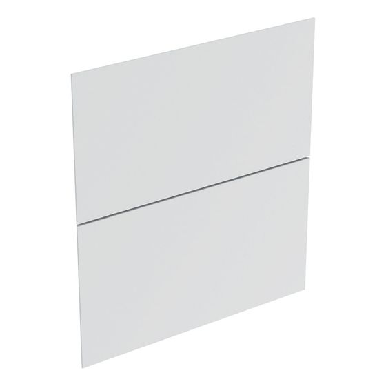 Geberit Set Schubladenfronten für ONE Seitenschrank 2 Schubladen, Breite 45cm, Mattweiß, lackiert matt