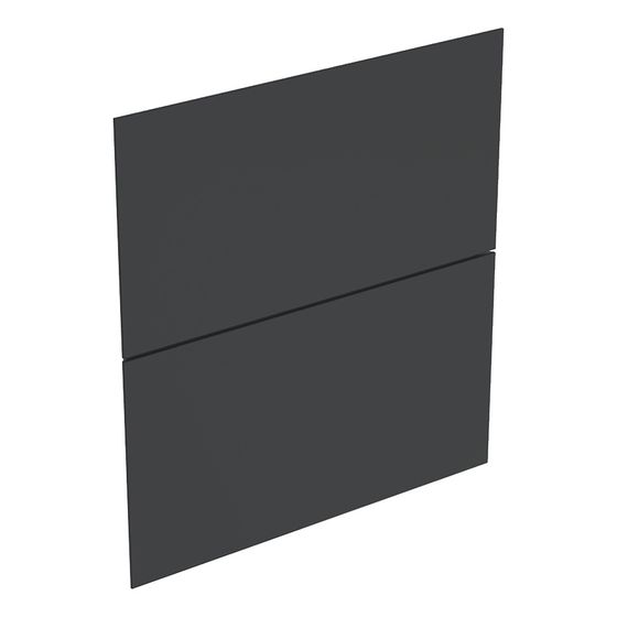 Geberit Set Schubladenfronten für ONE Seitenschrank 2 Schubladen, Breite 45cm, Lava, lackiert matt