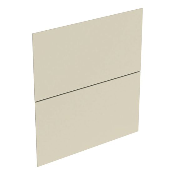 Geberit Set Schubladenfronten für ONE Seitenschrank 2 Schubladen, Breite 45cm, Sandgrau, lackiert hochglänzend