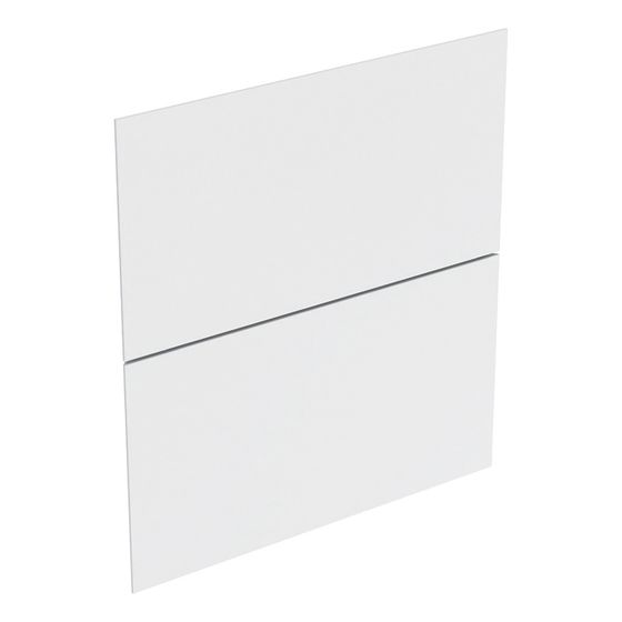 Geberit Set Schubladenfronten für ONE Seitenschrank 2 Schubladen, Breite 45cm, Weiß hochglänzend