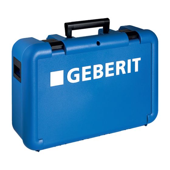 Geberit Koffer für Mapress Pressschlingen 108mm, 2XL Kompatibilität