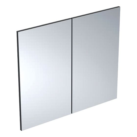 Geberit Set Türen für Spiegelschrank, zwei Türen Breite 80cm, Lava, lackiert matt, 2 Stück