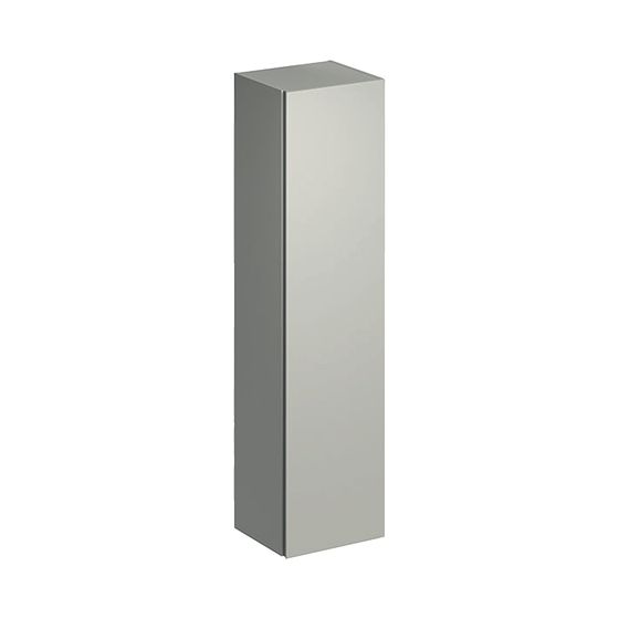 Geberit Xeno2 Hochschrank mit 1 Tür, Innenspiegel, 40x170x35,1cm, Greige/lackiert matt
