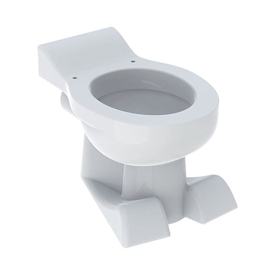 Geberit Bambini Stand-WC für Kinder, Tiefspüler, Löwentatzendesign, für WC-Sitz Tiefe 50cm, weiß