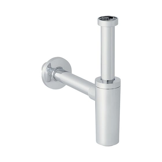 Geberit Tauchrohrgeruchsverschluss für Waschbecken, Abgang horizontal Außendurchmesser 32mm, hochglanz-verchromt