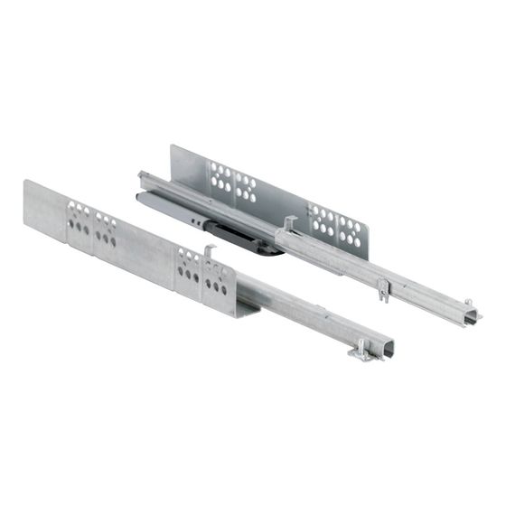 Geberit Set Schubladenschienen für Hochschrank, Länge 25cm, 2 Stück