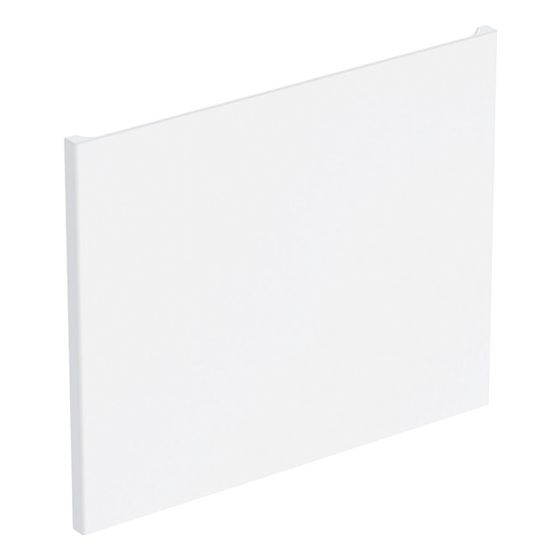 Geberit Schubladenfront für Renova Plan Unterschrank für Waschtisch, schmaler Rand Weiß/lackiert glänzend, Waschtisch B 60cm