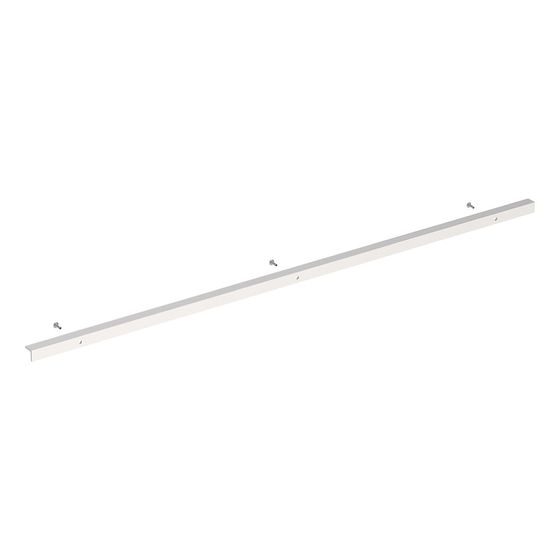 Geberit Gleitprofil für Waschtischunterschrank, mit Befestigung, Breite Waschtisch 75cm
