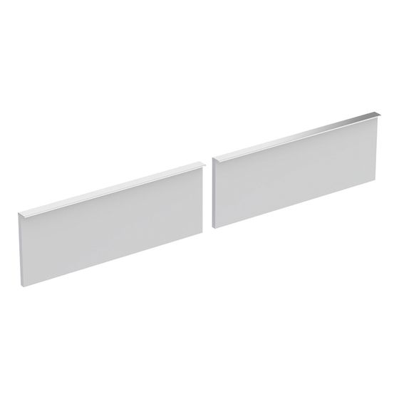 Geberit Set Schubladenfronten für iCon Unterschrank für Waschtisch Weiß/Matt, Breite Waschtisch 120cm, 2 Stück