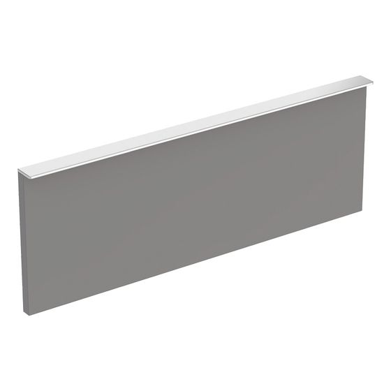 Geberit Schubladenfront für iCon Unterschrank für Waschtisch Platin, Breite Waschtisch 60cm