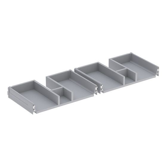 Geberit Schublade oben für Doppel-Waschtischunterschrank iCon, Breite 119cm