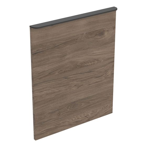 Geberit Tür für Smyle Square Unterschrank für Handwaschbecken Breite 50cm, Anschlag links, Nussbaum