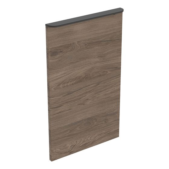 Geberit Tür für Seitenschrank Nussbaum hickory/Melamin Holzstruktur, Breite 36cm, Türanschlag links