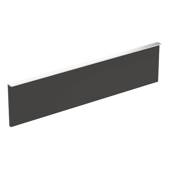 Geberit Schubladenfront für Waschtischunterschrank iCon, Breite 89cm, Aussparung links, Lava
