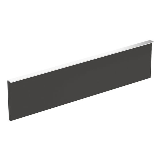 Geberit Schubladenfront für iCon Unterschrank für Waschtisch, Breite 89cm, Aussparung rechts, Lava