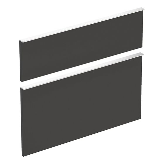 Geberit Set Schubladenfronten für iCon Unterschrank für Waschtisch Lava, Breite Waschtisch 75cm, 2 Stück