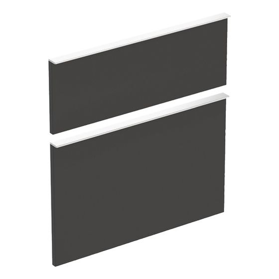 Geberit Set Schubladenfronten für iCon Unterschrank für Waschtisch Lava, Breite Waschtisch 60cm, 2 Stück