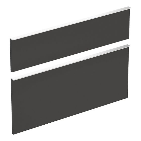 Geberit Set Schubladenfronten für iCon Unterschrank für Waschtisch Lava, Breite Waschtisch 90cm, 2 Stück