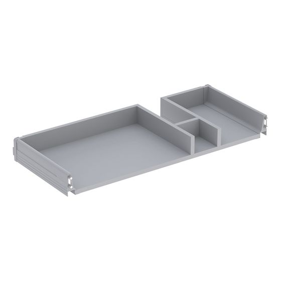 Geberit Schublade für Waschtischunterschrank iCon, Breite 89cm, Ausschnitt rechts
