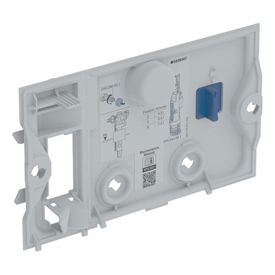 Geberit Schutzplatte für Geberit DuoFresh Modul, für Sigma Unterputzspülkasten 12cm