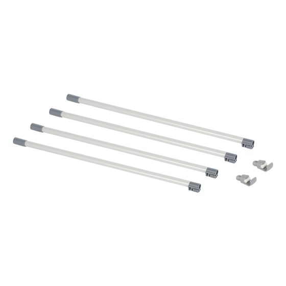Geberit Set Relings für Schublade, 4 Stück