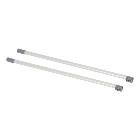 Geberit Set Relings für Schublade, Länge 40cm für Waschtischunterschrank, 2 Stück