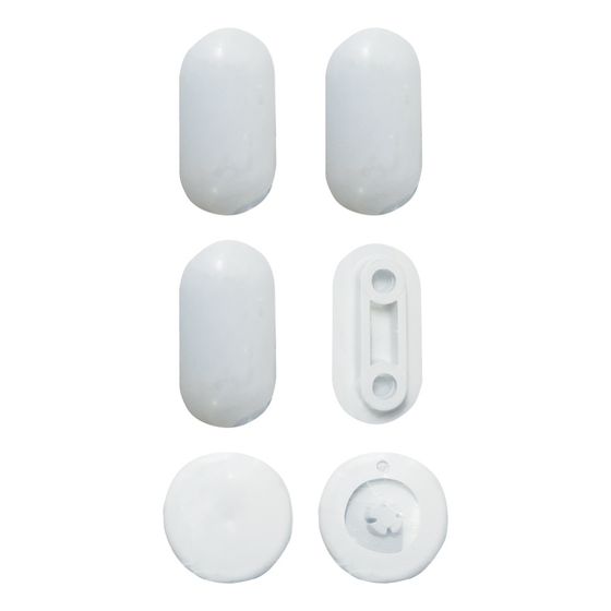 Geberit Set Puffer für WC-Deckel Slim, 2 Stück