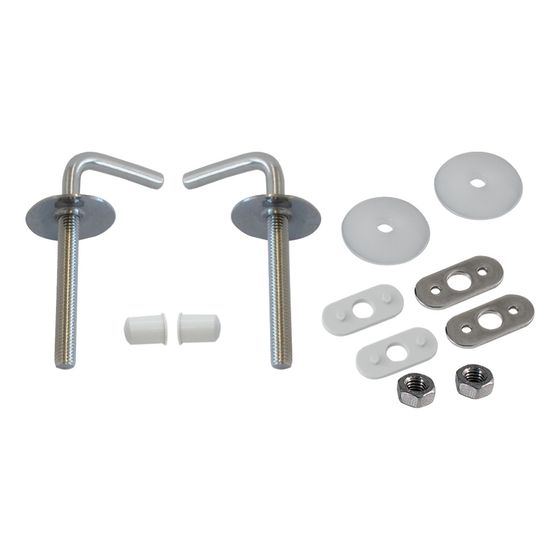 Geberit Set Scharniere für Bambini WC-Sitzring mit Stützfunktion, Befestigung von unten, 2 Stück