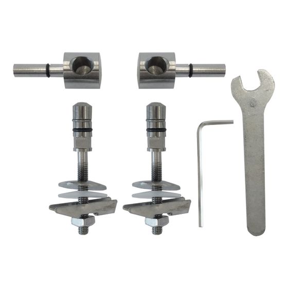 Geberit Set Scharniere für Renova Nr. 1 Comprimo WC-Sitz, 2 Stück