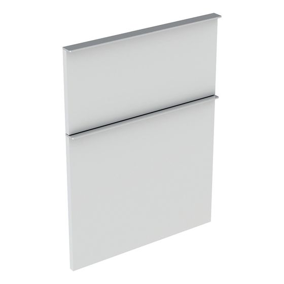 Geberit iCon Set Schubladenfronten für Seitenschrank, Breite 45cm, Weiß/Matt, 2 Stück