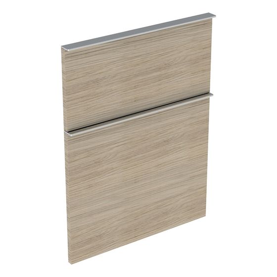 Geberit iCon Set Schubladenfronten für Seitenschrank, Breite 45cm, Eiche, 2 Stück