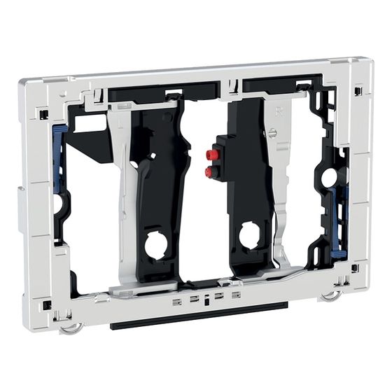 Geberit Befestigungsrahmen mit Schwenkmechanismus, für Geberit DuoFresh Modul mit manueller Auslösung, Hochglanz verchromt