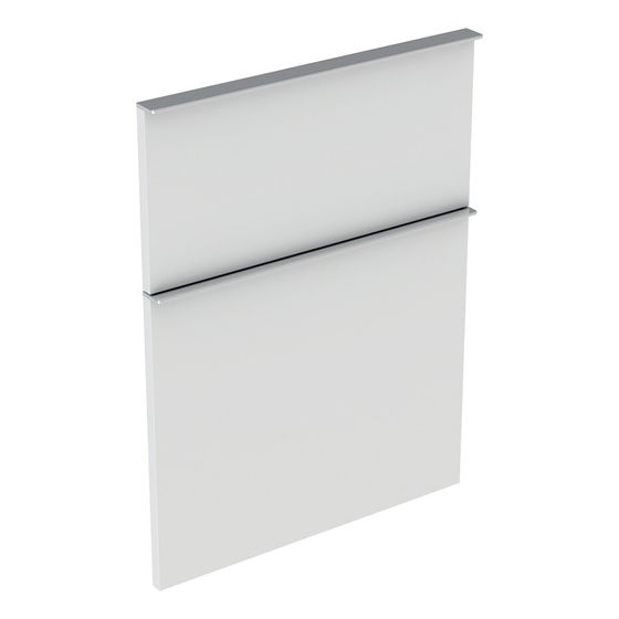Geberit iCon Set Schubladenfronten für Seitenschrank, Breite 45cm, Weiß, 2 Stück