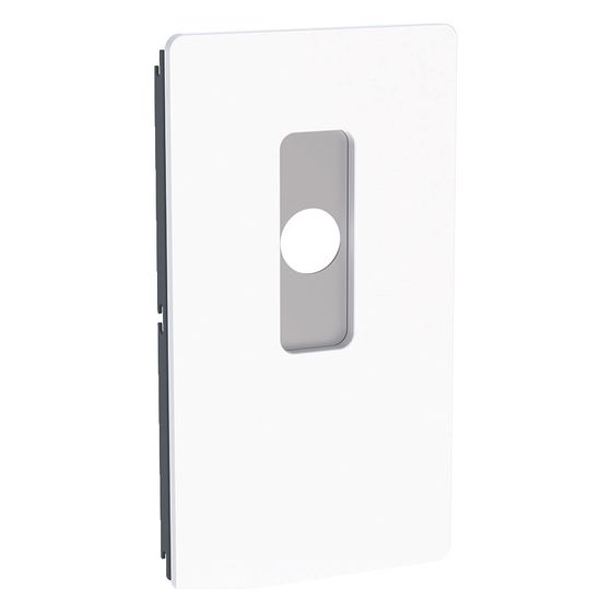 Geberit Serviceöffnung für Wandarmaturen, Monolith Sanitärmodul für Waschtisch, Weiß/Glas