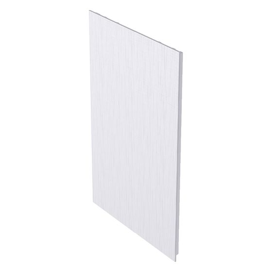 Geberit Seitenverkleidung unten, für Monolith Sanitärmodul für Waschtisch Aluminium gebürstet