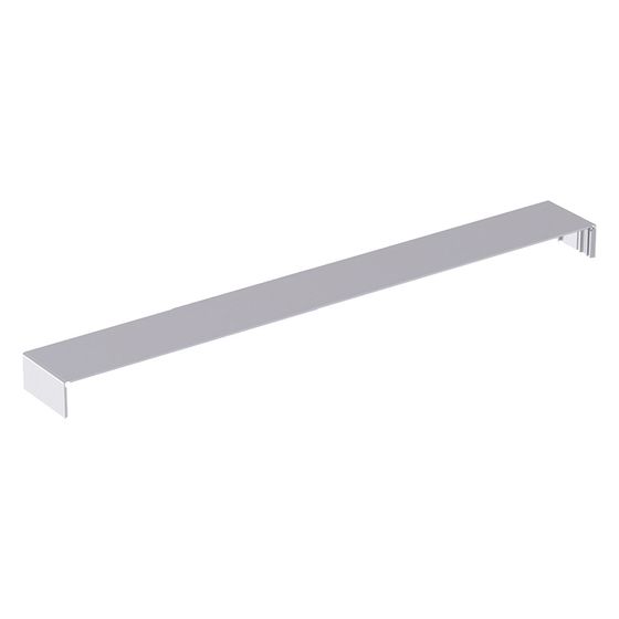 Geberit Seitenverkleidung oben, für Monolith Sanitärmodul für Waschtisch Aluminium gebürstet