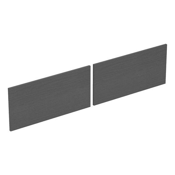 Geberit Set Schubladenfronten für Unterschrank für Waschtisch, Grau, Breite Waschtisch 140cm