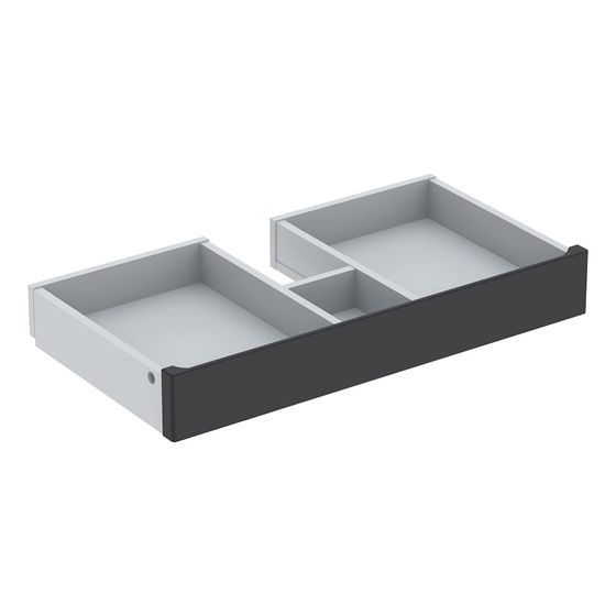 Geberit innere Schublade für Renova Plan Unterschrank für Doppelwaschtisch Lava, Breite Waschtisch 130cm