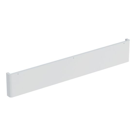 Geberit Schubladenfront für Unterschrank für Doppelwaschtisch, Breite 115cm, Weiß/Matt