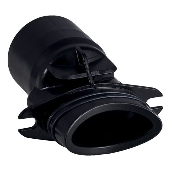 Geberit Einlaufstutzen d 50mm, für Varino Bodenablauf 13x13cm, Schwarz